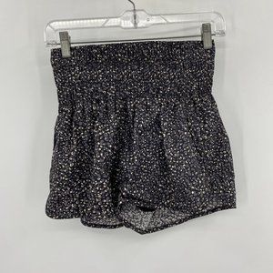 Free People Movement High Waist Speckle Athletic Shorts Small